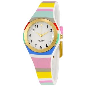 Kate Spade silicone multi-color watch